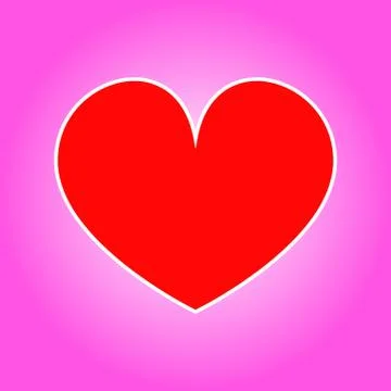 Heart icon . Vector illustration. Stock Illustration