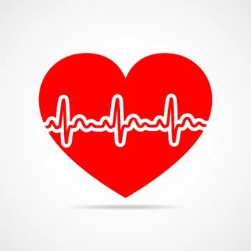Heart icon. Vector illustration. Stock Illustration