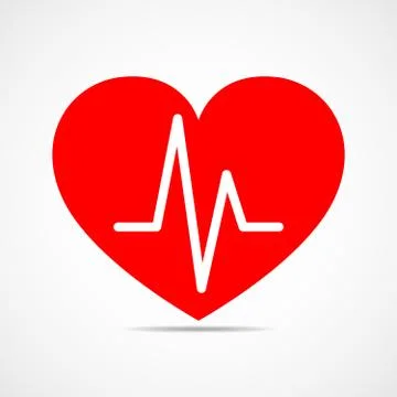 Heart icon. Vector illustration. Stock Illustration