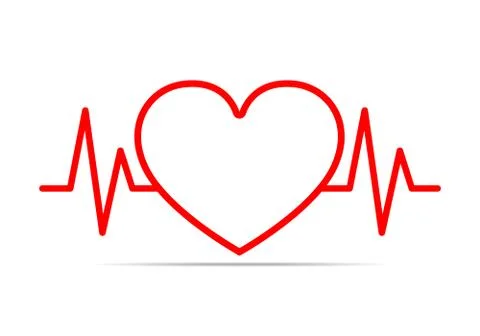 Heart icon. Vector illustration. Stock Illustration