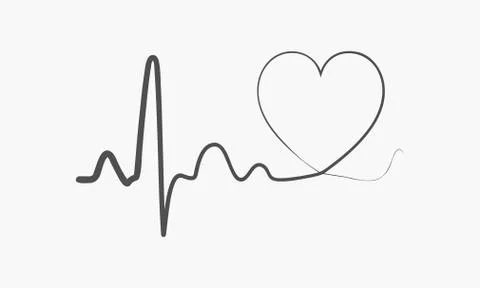 Heart icon. Vector illustration. Stock Illustration