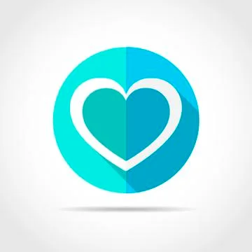 Heart icon. Vector illustration. Stock Illustration