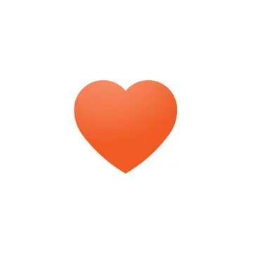 Heart icon vector logo Stock Illustration