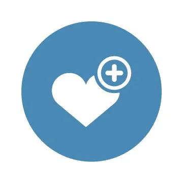 Heart Icon Vector. Perfect Love symbol. Valentine's Day sign, emblem isolated Stock Illustration