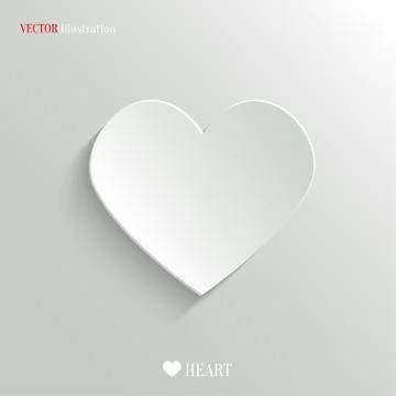 Heart icon - vector web background Stock Illustration