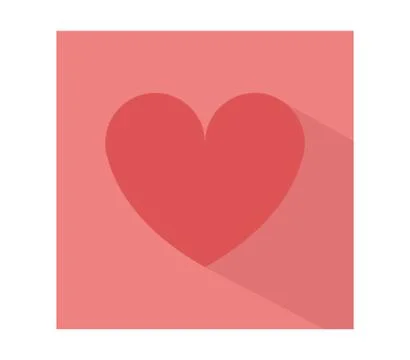 Heart icon on white background Stock Illustration