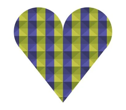 Heart icon on white background Stock Illustration