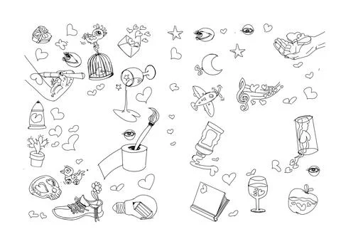 Heart icona web Stock Illustration