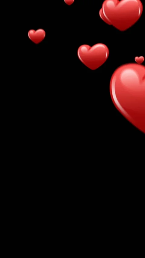 Heart icons 4k Video stock 342225255
