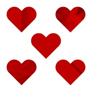 Heart Icons Stock Illustration