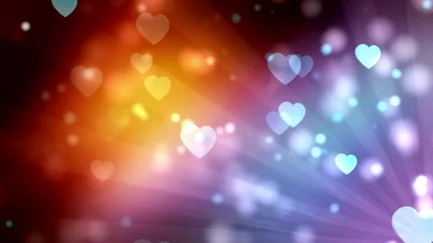 Heart icons moving animation, Flat style like and love symbol, The concept of Stock Footage 336562982