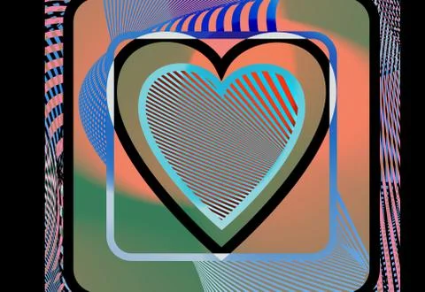 Heart illustration Stock Illustration