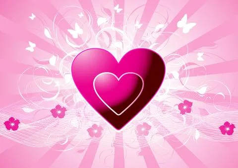 Heart illustration Stock Illustration