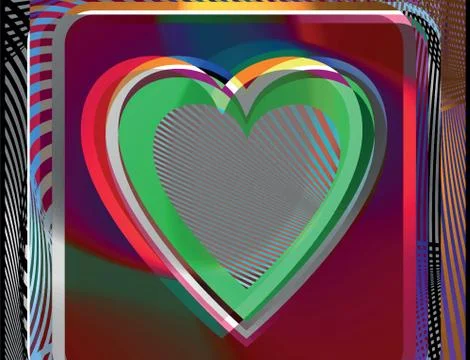 Heart illustration Stock Illustration