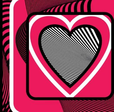 Heart illustration Illustrazione stock