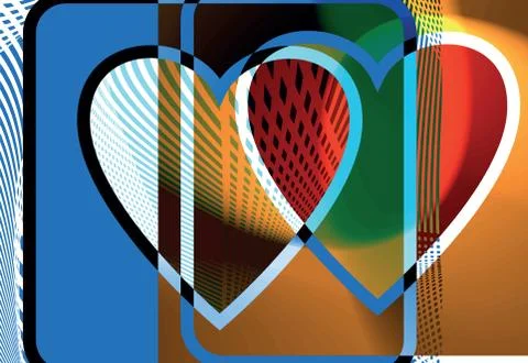Heart illustration Stock Illustration