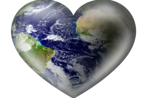 Heart inside heart shape - NTSC Stock Footage 663844