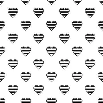 Heart LGBT pattern Illustrazione stock
