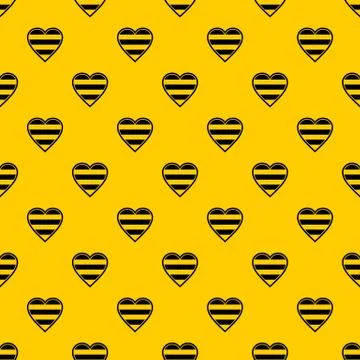 Heart LGBT pattern vector Illustrazione stock