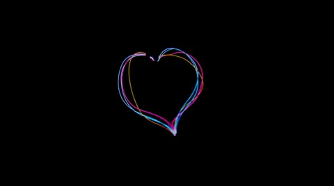 Heart light 1 basic Video stock 25590212