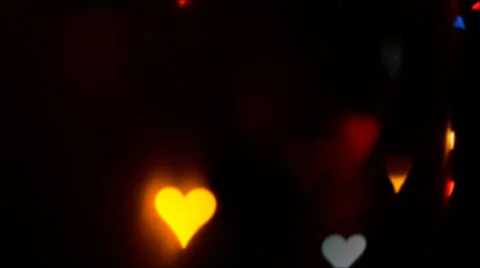 Heart lights 스톡 동영상 34203271