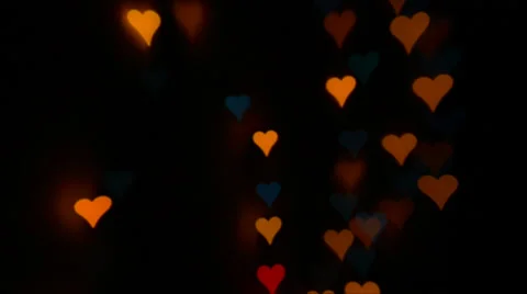 Heart lights 스톡 동영상 34203275
