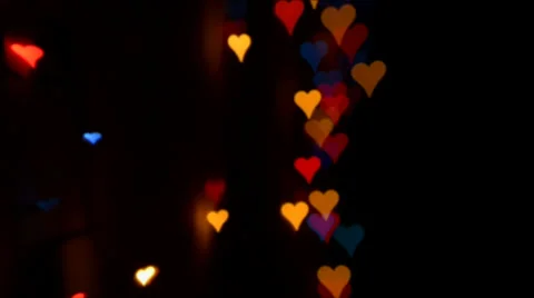 Heart lights 스톡 동영상 34203281