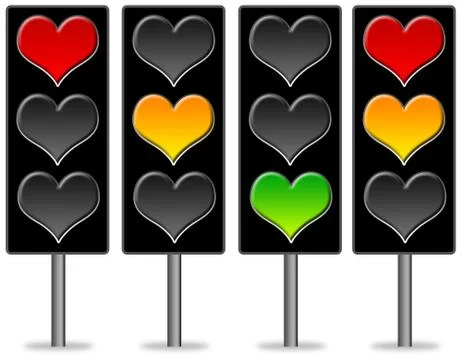 Heart lights Stock Illustration