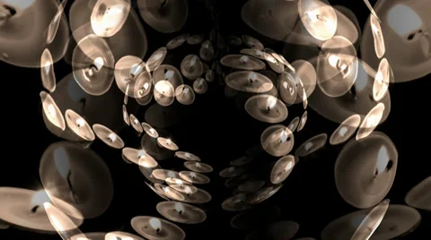 Heart Lights Sphere 库存影片 34287137