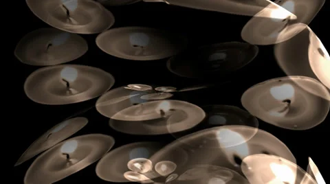 Heart Lights Spin Stock Footage 34287615