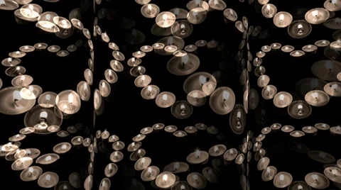 Heart Lights Tubes 2 Stock Footage 34288049