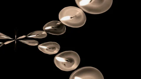 Heart Lights Warp 動画素材 34287743