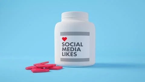 Heart likes Stock Illustration