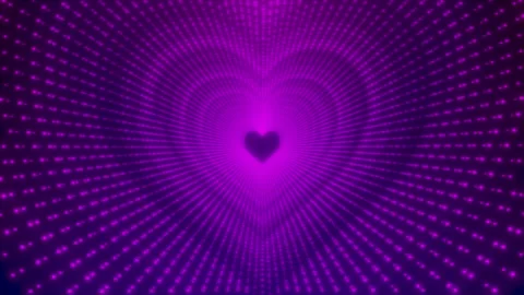 Heart of lilac particles 스톡 동영상 168216600