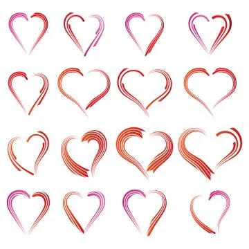 Heart line Stock Illustration