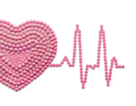 Heart line. Stock Photos