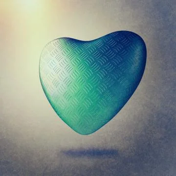 Heart lines mesh 3d Иллюстрация