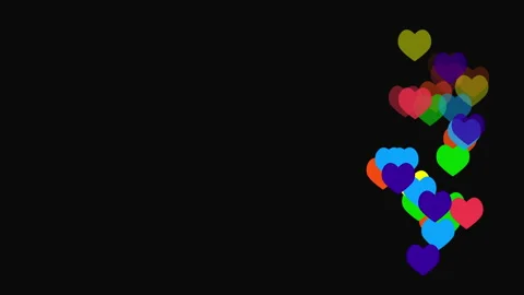 Heart, like from live internet video, Stream. Transparent Background 스톡 동영상 139208330