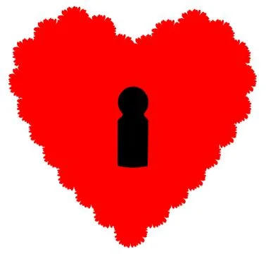 Heart Lock Stock Illustration