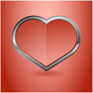 Heart logo design template. Stock Illustration