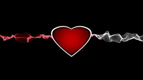 Heart Logo Strings Stock Footage 25366088