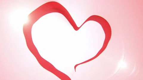 Heart loop animation 스톡 동영상 10703178