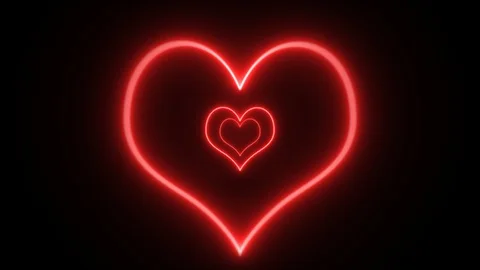 Heart loop growing Stock Footage 124245971