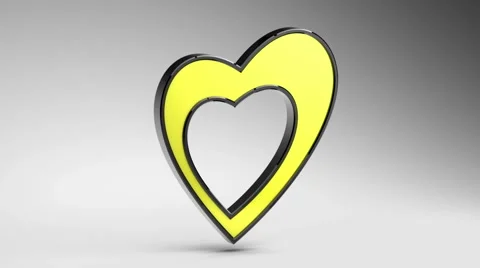 Heart. Looping. Alpha channel. Stock Footage 64219846