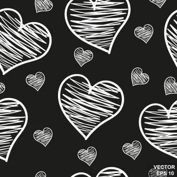 A heart. Love. Abstract background. Pattern. Valentine's Day. For your design Иллюстрация