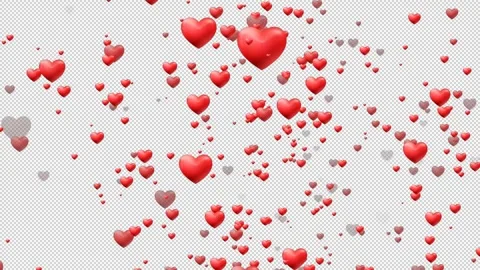 Heart Love Animation Background Stock Footage 263281381
