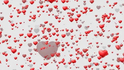 Heart Love Animation Background Stock Footage 263281397