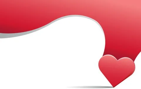 Heart love background 库存插图
