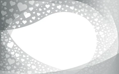 The heart of love background Stock Illustration