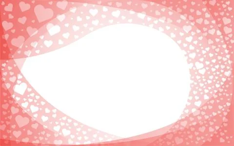 The heart of love background Stock Illustration